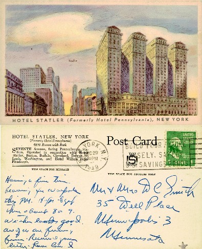 Hotel Statler New York City