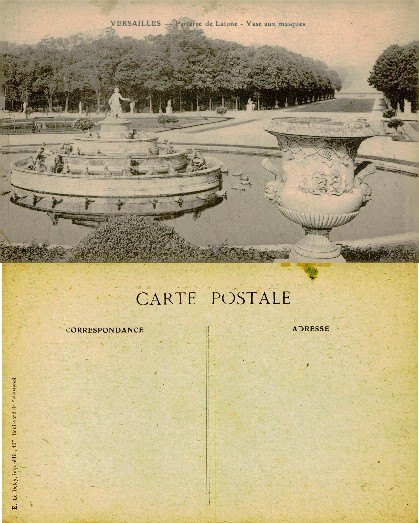 Latona Fountain and Masque Vase