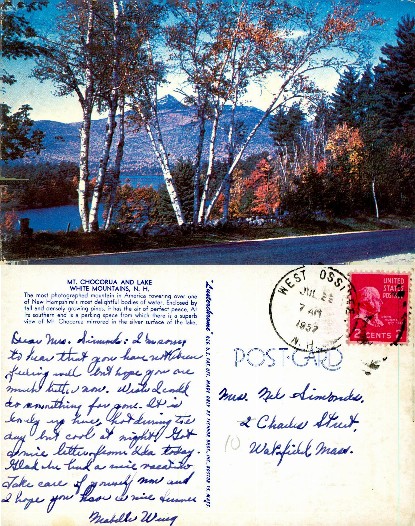 Mount Chocorua and Lake Scene
