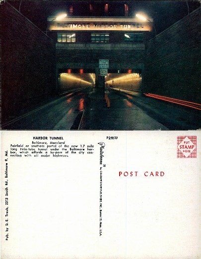 Baltimore Harbor Tunnel Entrance
