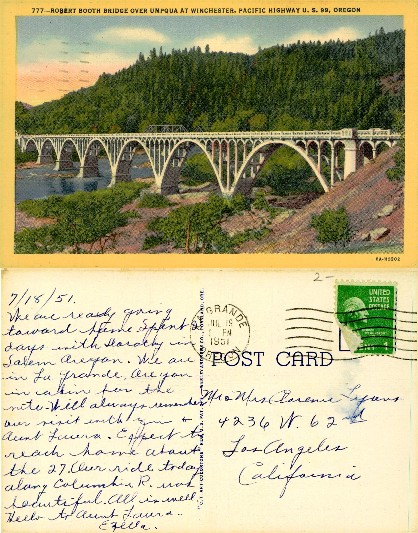 Robert Booth Bridge over Umpqua River