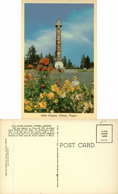 Astor Column with Flowers