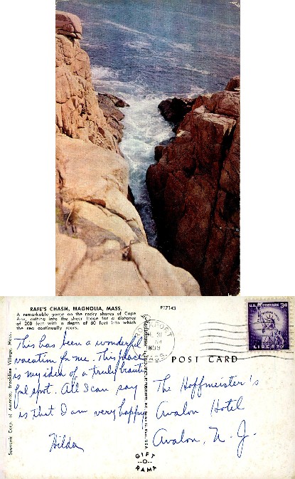 Ocean Waves in Rocky Chasm