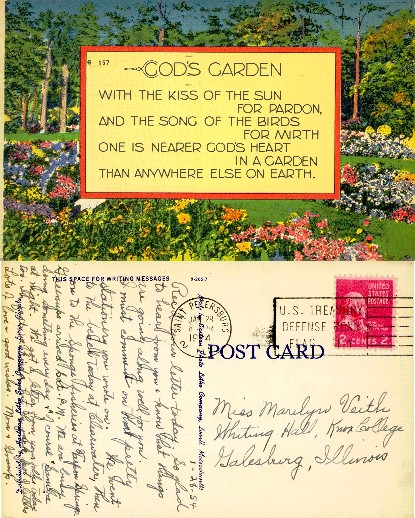 God's Garden with Inspirational Quote