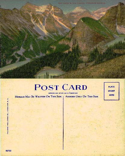 Lakes and Mountains in Canadian Rockies