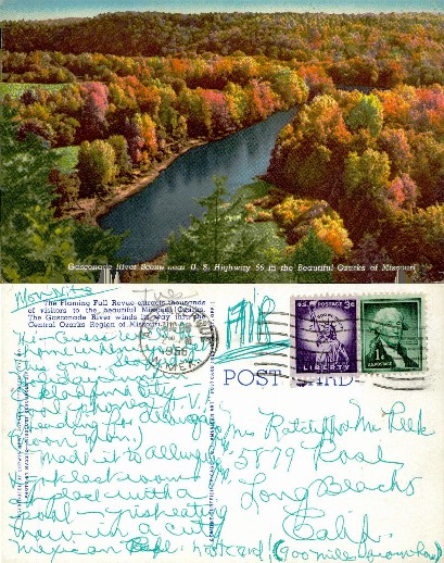Gasconade River Scene, Autumn Ozarks