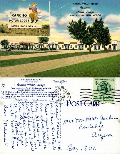 Rancho Motor Lodge & Sign