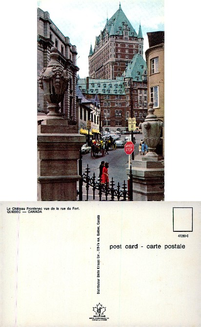 Château Frontenac and Street Scene