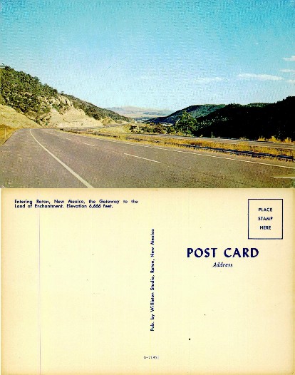 Highway Entering Raton
