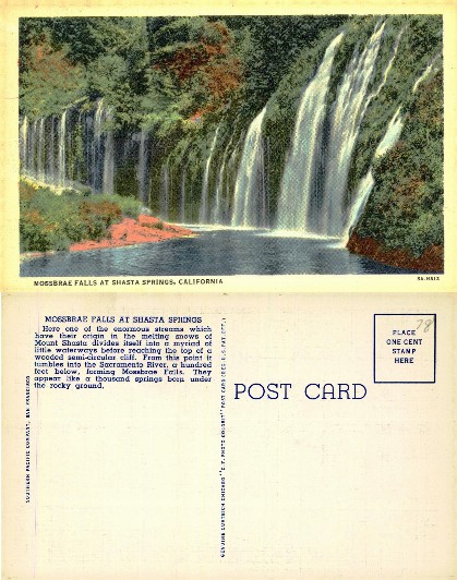 Mossbrae Falls at Shasta Springs