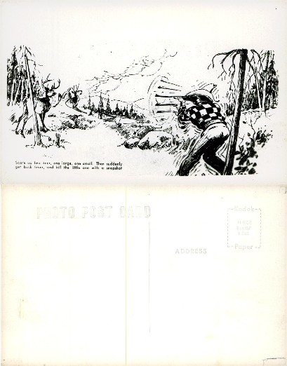 Hunter Photographing Deer