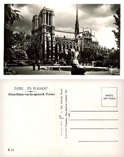 Notre-Dame Cathedral from Square Viviani