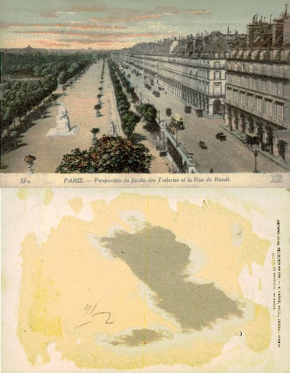 Tuileries Garden and Rue de Rivoli