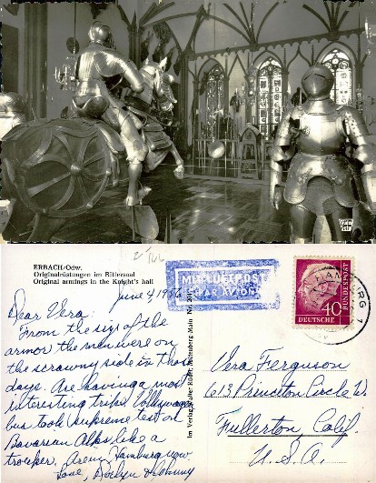 Knights' Armor Display in Castle Hall