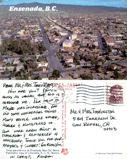 Aerial View of Ensenada, B.C.