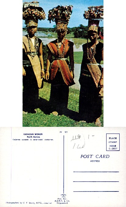 Kadazan Women in Ceremonial Attire