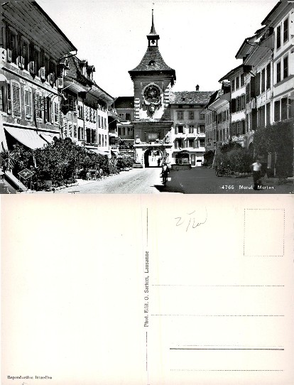 Murten Town Street and Gate