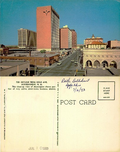 Downtown Skyline and Street Scene