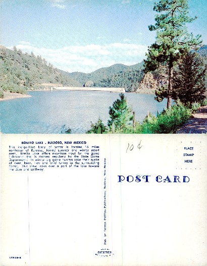 Bonito Lake with Dam and Mountains