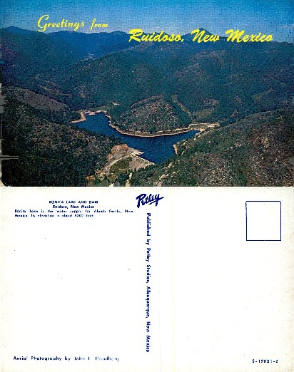 Aerial View of Bonita Lake and Dam
