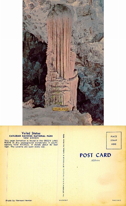 Veiled Statue, Carlsbad Caverns
