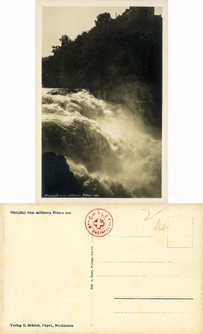 Rhine Falls with Känzeli Castle