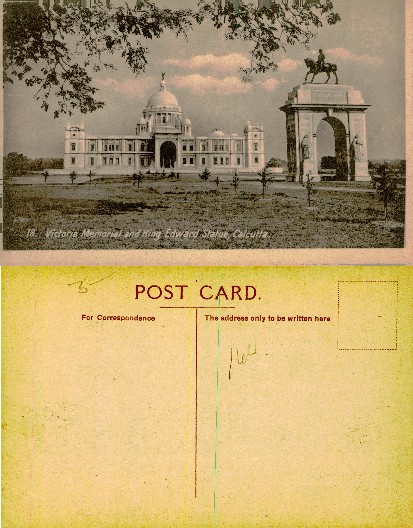 Victoria Memorial and King Edward Statue