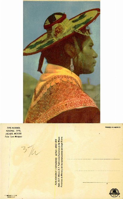 Huichol Person in Traditional Attire