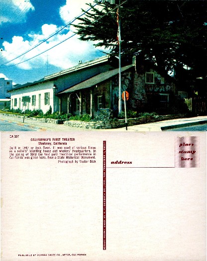 California's First Theater Building