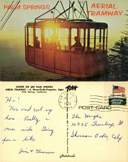 Palm Springs Aerial Tramway at Sunset
