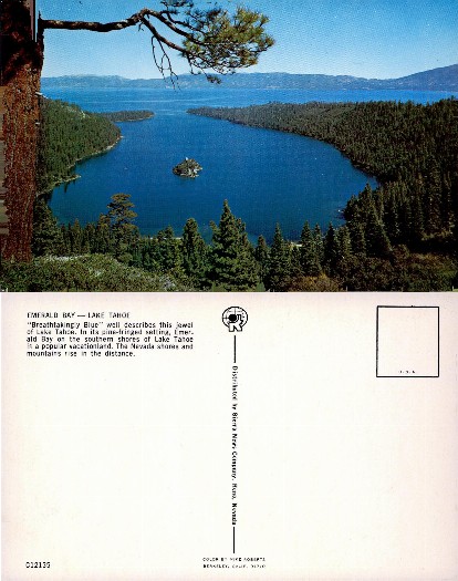 Emerald Bay with Fannette Island, Tahoe