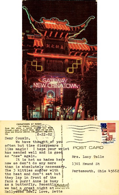 Chinatown Gateway at Night