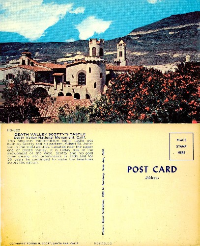 Scotty's Castle, Death Valley