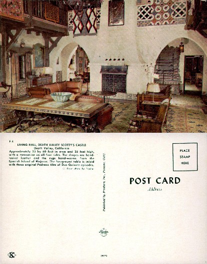 Living Hall, Scotty's Castle
