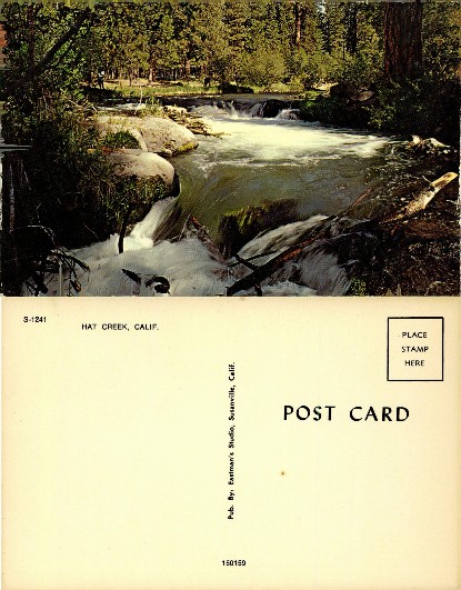 Hat Creek with Forest and Rapids
