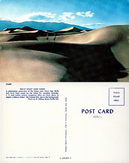 Death Valley Sand Dunes with Figures