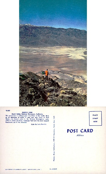 Panoramic View of Death Valley