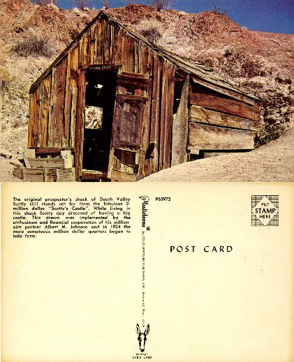 Prospector's Shack in Desert