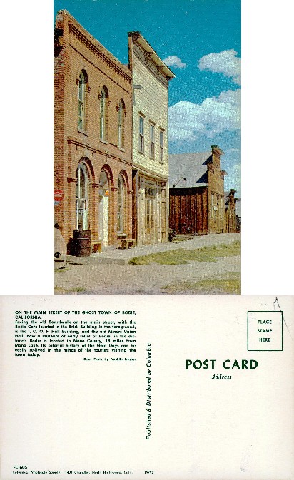 Main Street, Bodie Ghost Town