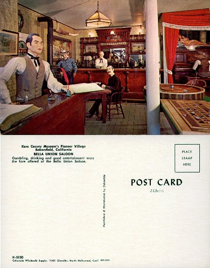 Pioneer Saloon Museum Exhibit