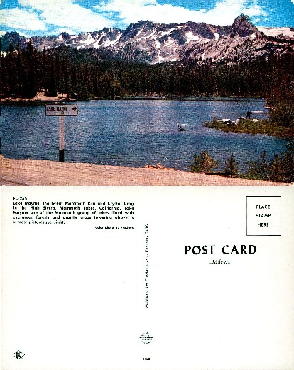 Lake Mayme with Mountains and Forest