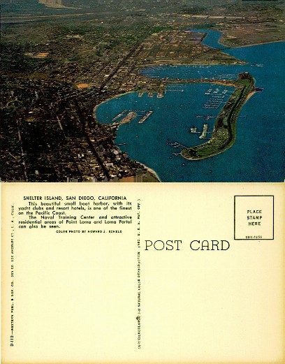 Aerial View of Shelter Island Harbor