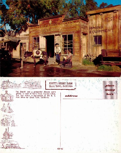 Western Street Scene with Wells Fargo