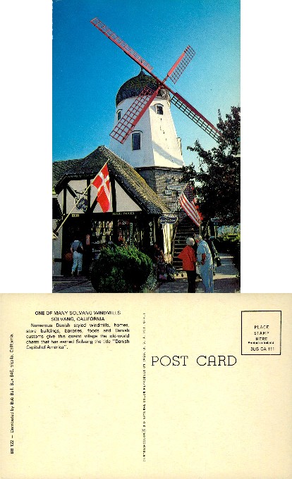 Danish Windmill and Shops