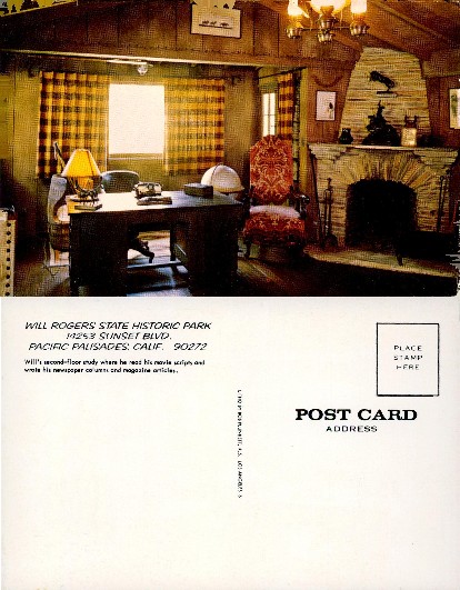 Will Rogers' Second-Floor Study