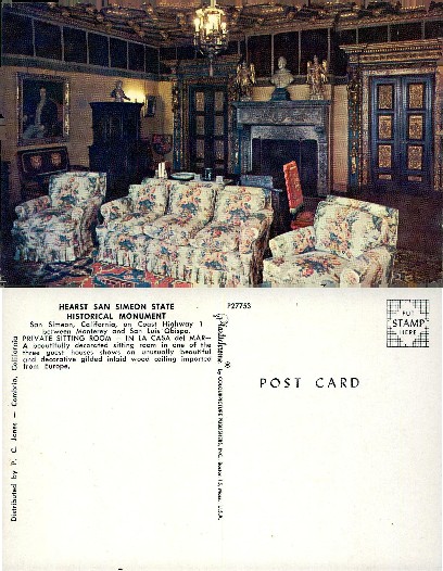Private Sitting Room, Hearst Castle