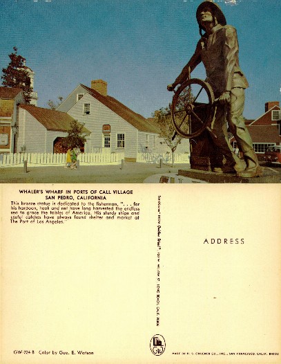Fisherman Statue at Whaler's Wharf