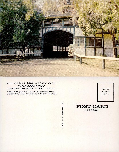 Will Rogers State Park Stable