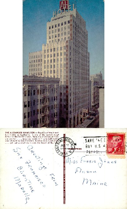 Alexander Hamilton Hotel, S.F.