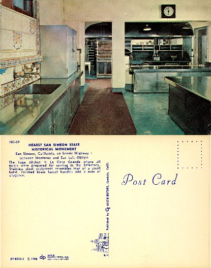 Hearst Castle Kitchen Interior